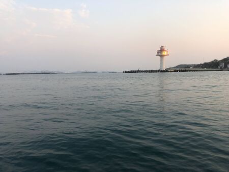 Central water tower in Ko Sichangの写真素材