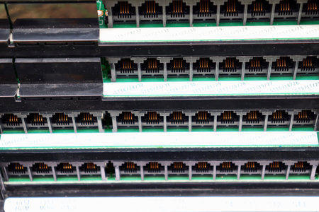 black Port LAN For network connection