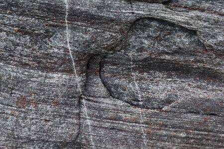Pattern on the stone by the sea at thailandの写真素材
