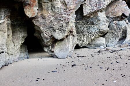 Rock by the sea at thailandの写真素材