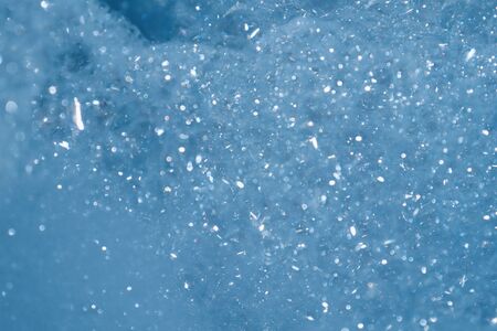 Bubble blue background and blurの写真素材