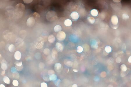 Warm tone bokeh made from bubblesの写真素材