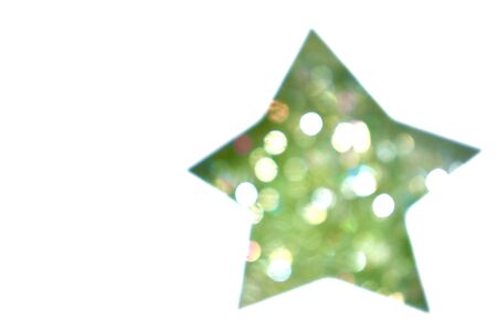Bokeh and blur the christmas starの写真素材