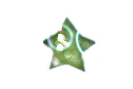 Bokeh and blur the christmas starの写真素材