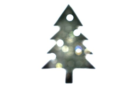 Bokeh and blur the green christmasの写真素材