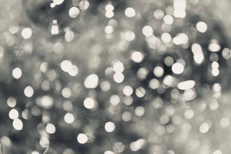 Silver tone bubble and blurred backgroundの写真素材