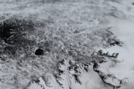 pattern of  black water and blur