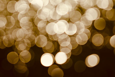 Blurred images and bokeh made from water droplets