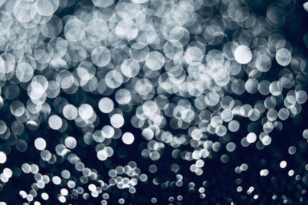 Blurred images and bokeh made from water dropletsの写真素材