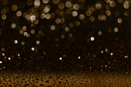 Blurred images and bokeh made from water dropletsの写真素材