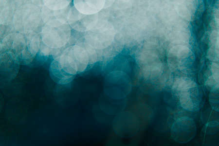 Blurred images and bokeh made from water dropletsの写真素材