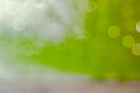 Blurred images and bokeh made from water dropletsの写真素材