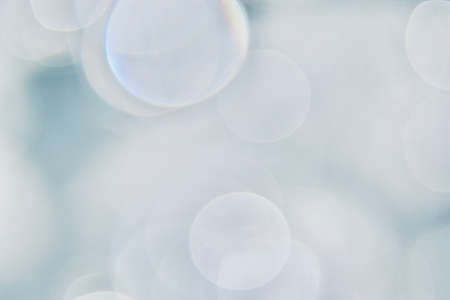 Blurred images and bokeh made from water dropletsの写真素材