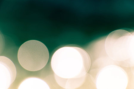 Blurred images and bokeh made from water droplets