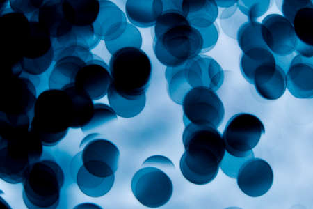 Pattern of blur and bokeh made from water dropletsの写真素材