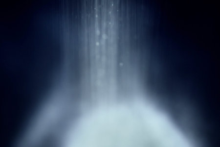 Pattern of blur and bokeh made from water droplets
