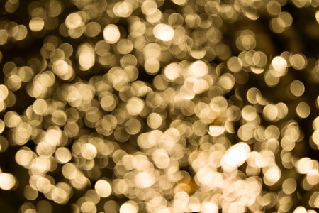 Blurred images and bokeh made from water droplets
