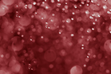 Christmas bokeh in red tones