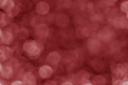 Christmas bokeh in red tones