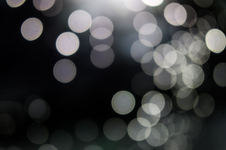 white bokeh from light for background