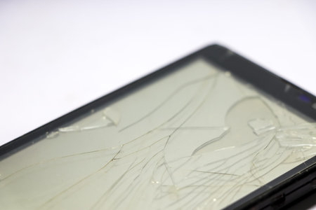 Mobile screen broke because it was dropped