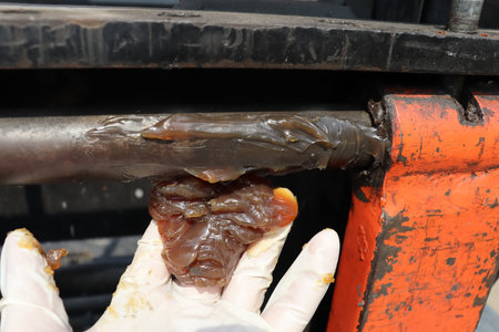 Grease used in industry for slippery materials