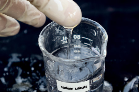 sodium silicate liquid and sticky