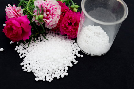 Urea and flower are blooming