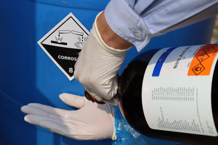 Gloves are able to protect against chemical corrosion