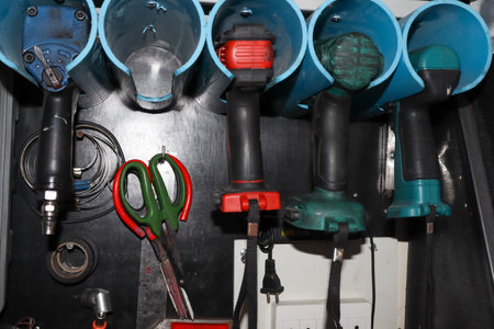 Equipment for maintenance in the industryの写真素材