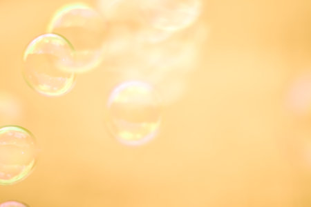 photo of bubble and backgroundの写真素材