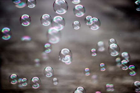 photo of bubble and backgroundの写真素材