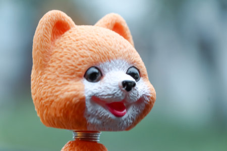 small and cute dog dollの写真素材