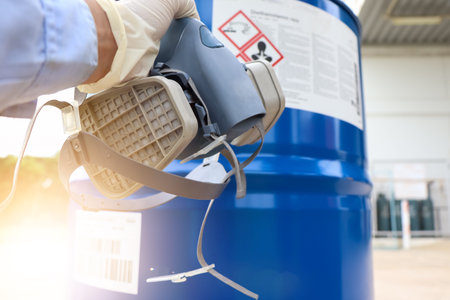 chemical mask can prevent chemicals in the laboratory or at work from getting into the nose