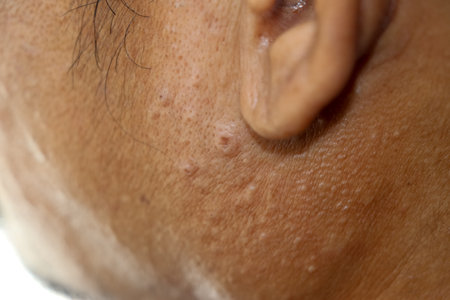 Chemicals can harm your skin because you don't wear protective gear and acne ,working with chemical...