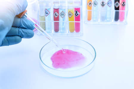 phenolphthalein  use in laboratory or science educationの写真素材