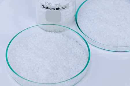 Sodium nitrate used in laboratory test or industry