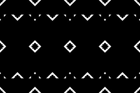 black and white illustrations, design with geometric patterns, abstract for textile design, geometric backgroundの写真素材