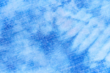 fabric samples and patterns on the surface and free space for backgroundの写真素材