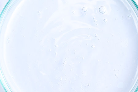white liquid or raw material for skin care product, Serum products or natural chemicalの写真素材