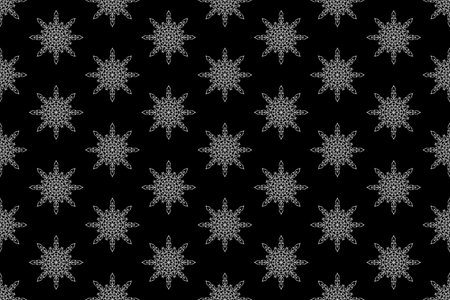 Illustrations, tribal pattern design, wallpaper printing or textile, line abstractの写真素材