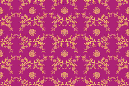 Illustrations, tribal pattern design, wallpaper printing or textile, line abstractの写真素材