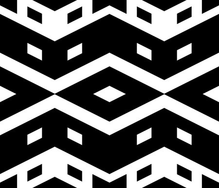 illustrations black and white, design with geometric patterns, abstract for textile design, geometric backgroundの写真素材