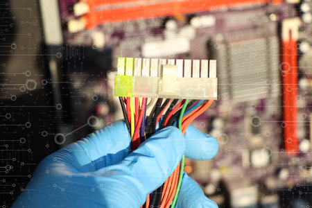 Electronic equipment parts are used to connect, computer hardware accessories