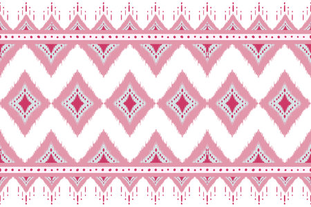 Illustrations, tribal pattern design, wallpaper printing or textile, line abstractの写真素材