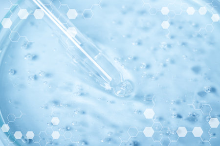 chemical in glass, chemical in the laboratory and industry, Chemicals used in the analysisの写真素材