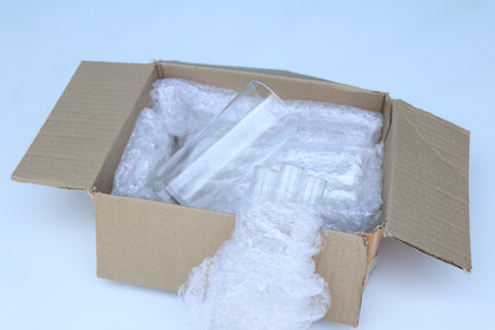 The film protects the surface from impactの写真素材