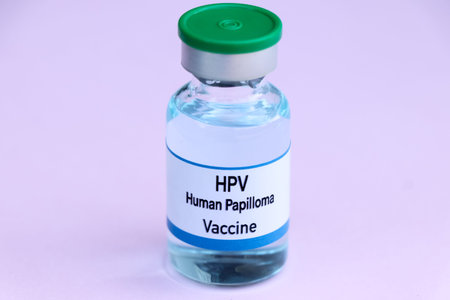HPV vaccine in a vial, immunization and treatment of infection, vaccine used for disease prevention