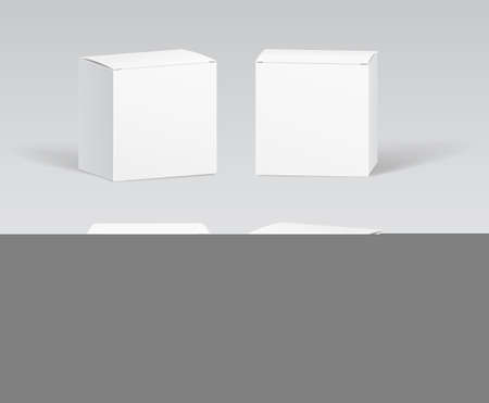 Paper bag packaging mockupsのイラスト素材