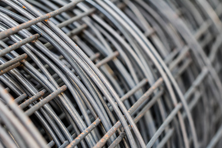 close-up iron wire for construction.texture. Abstract backgroundの写真素材